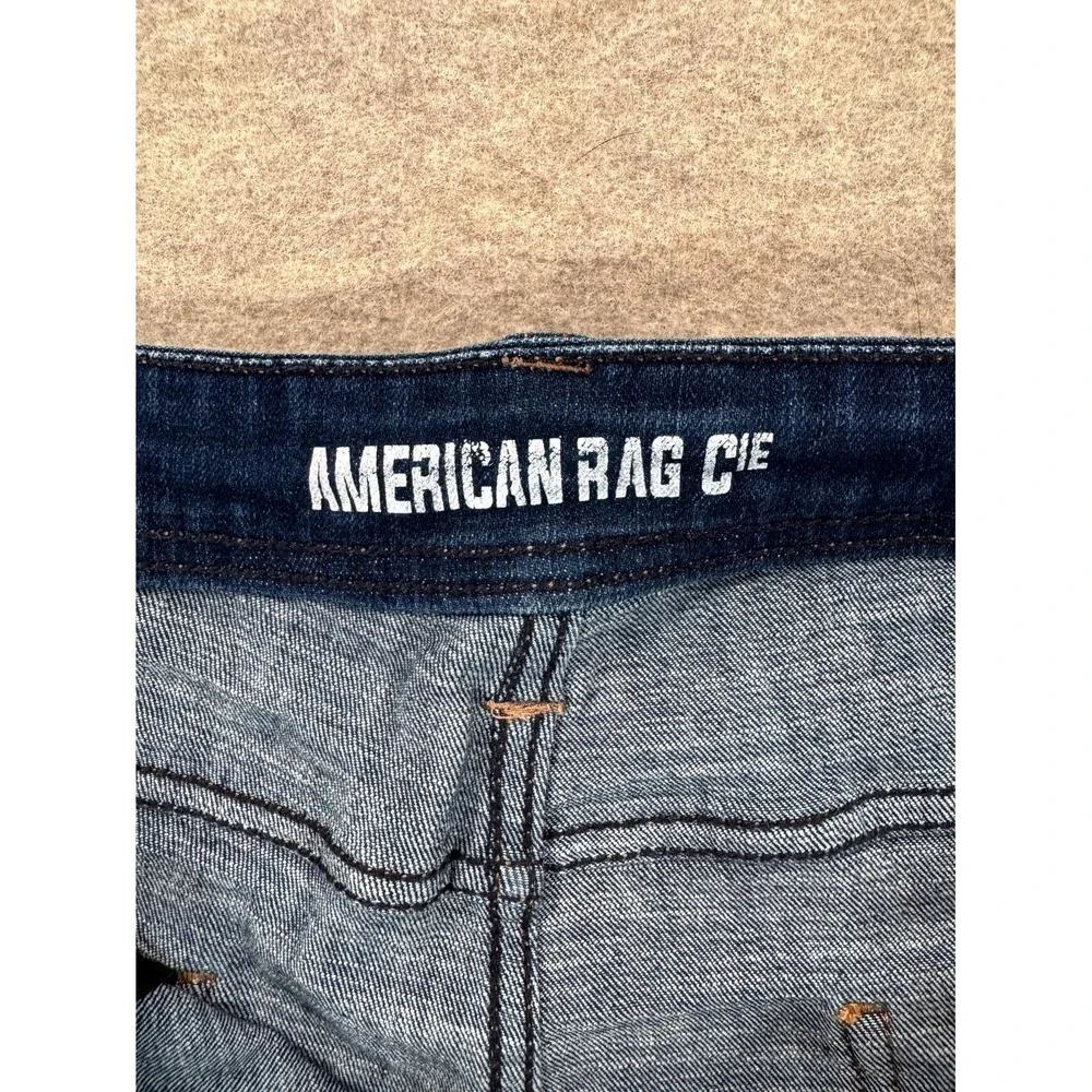 American Rag Cie Mens 36x30 Blue Denim Medium Wash Straight Leg Stretch Jeans